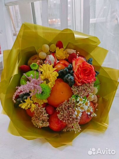 Съедобные букеты из любых продуктов