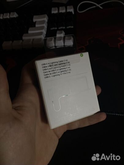 Оригинальный кабель apple usb c to lighting