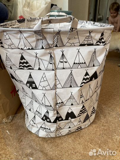 Корзина для белья или игрушек новая