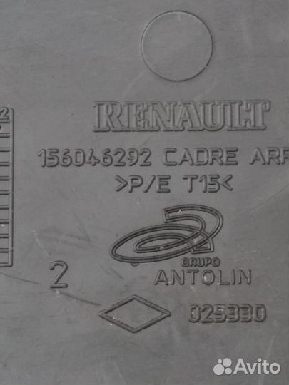 Накладка задней левой двери Рено Сценик 3