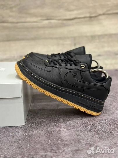 Nike Air Force 1 Luxe Black Gum