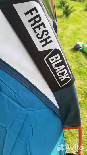 Палатка quechua arpenaz 4.1 fresh and black