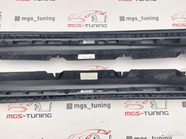 Накладки порогов Mercedes GLC X253 оригинал