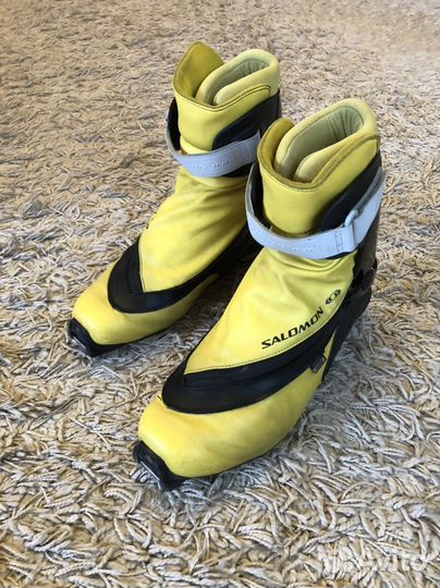 Лыжные ботинки salomon combi 43 р