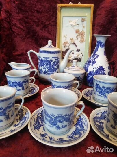 Сервиз чайный Китай. Винтаж