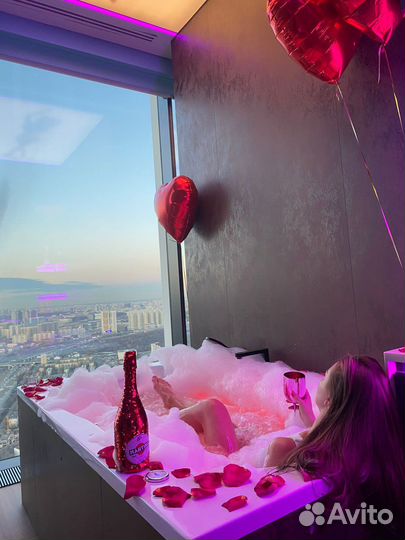 Романтическое свидание в Москва-Сити