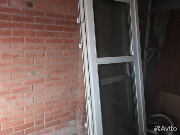 Дверь пластиковая пвх входная бу стекло