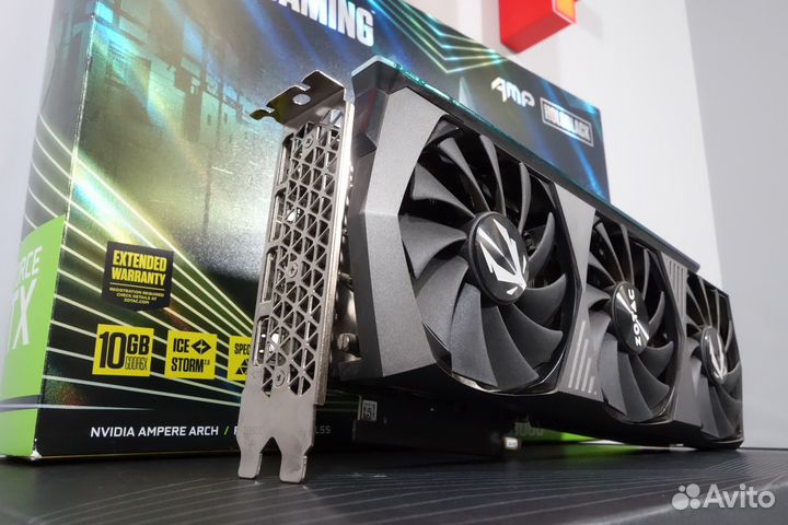 Видеокарта zotac gaming geforce RTX 3080 AMP holo