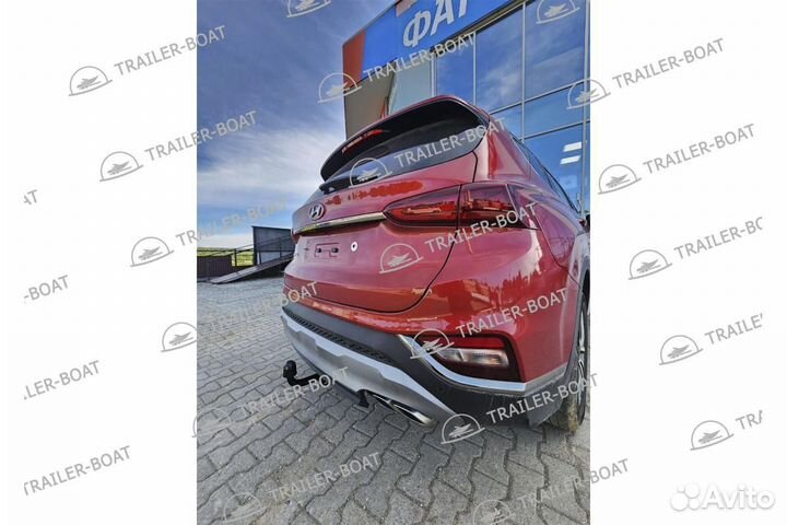 Фаркоп Kia Sorento Prime 2015-2020, рама и крюк шар 50 мм, 49173