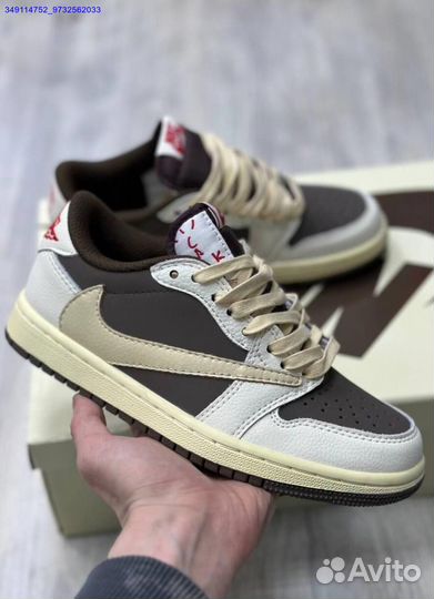 Кроссовки Nike air Jordan 1 travis Scott