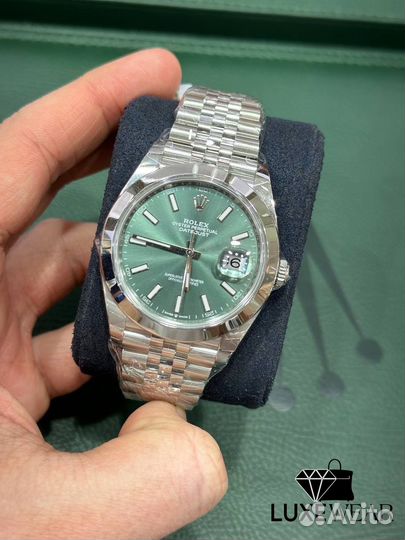 Часы Rolex Datejust Green Dial Jubilee