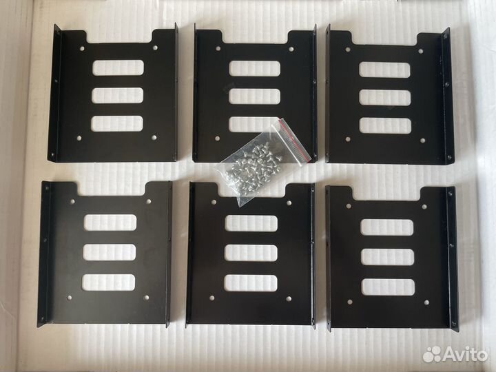 Лотки для HDD, SSD 2,5'', пыльники для кулеров