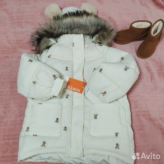 Куртка зимняя на девочку, рост 140