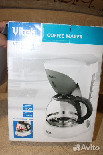 Кофеварка vitek VT-1502W