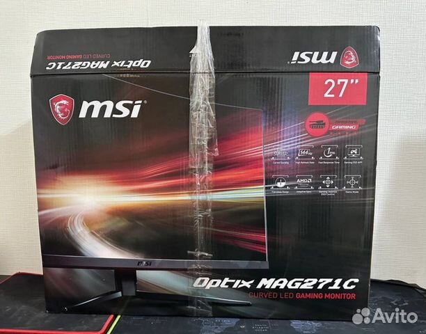 Монитор MSI Optix MAG271C 144гц 27" купить в Санкт-Петербурге ...