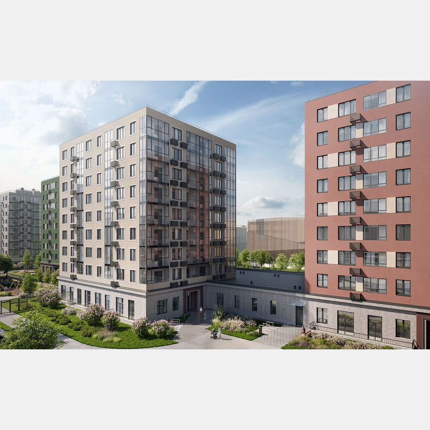 1-к. квартира, 44,7 м², 1/9 эт.
