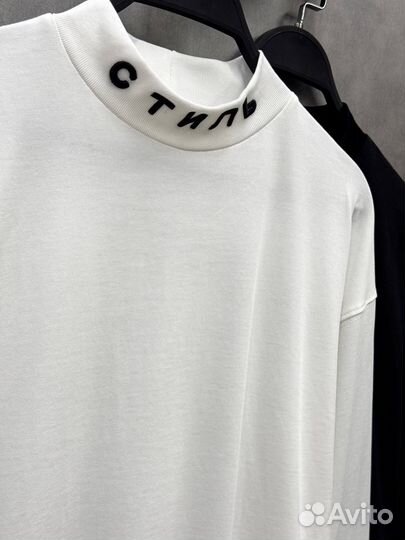 Лонгслив Heron Preston стиль оверсайз