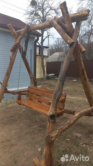 Садовые качели подвесные