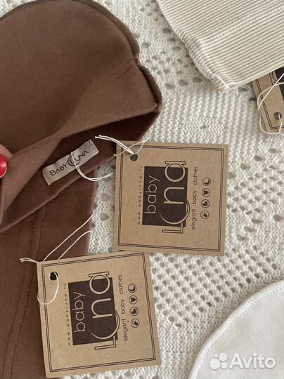 Шапочка для новорожденного из хлопка 56 68