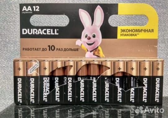 Батарейки Duracell пальчиковые и мизинчиковые