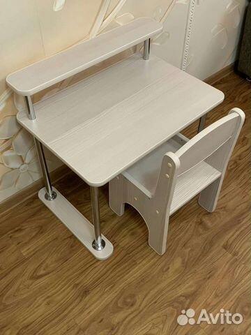 Растущие детский стол и стул