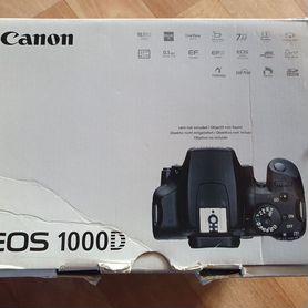 Продам зеркальный фотоаппарат Canon 1000d