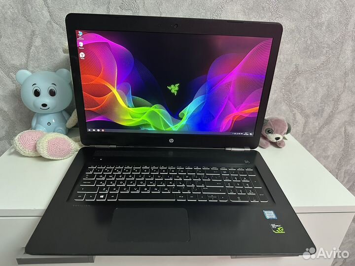 Игровой HP 17.3/GTX1050/16GB/SSD+HHD