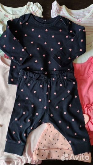 Пакет вещей Боди next, zara 62-68 рост