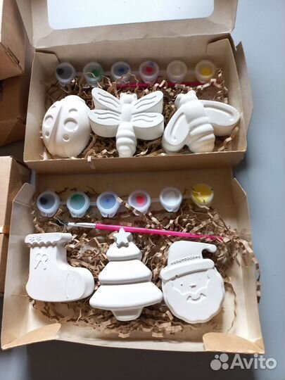 Набор для раскрашивания, гипсовые фигурки