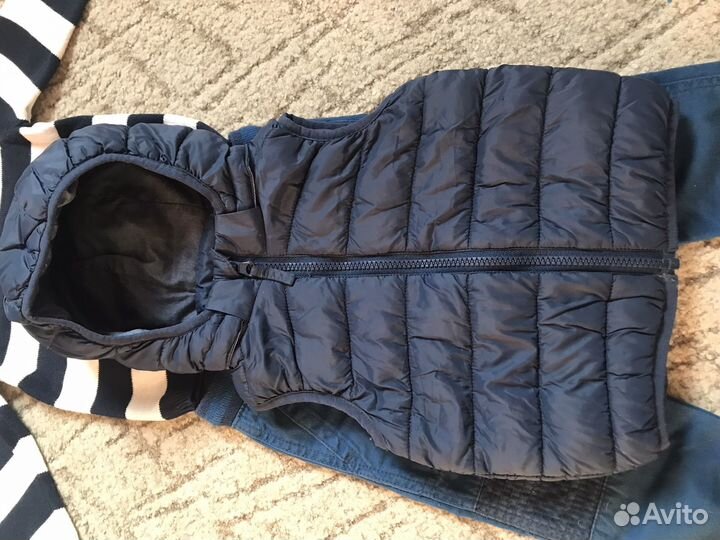 Костюм hm. жилетка джинсы свитер hm