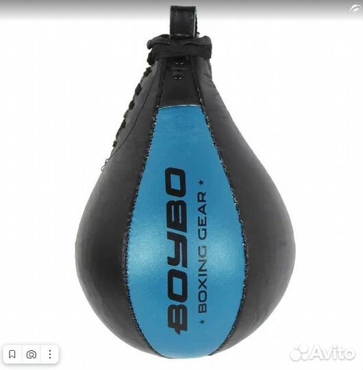 Груша пневматическая BoyBo, кожа (голубой)