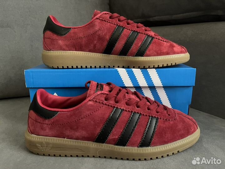 Кроссовки adidas bermuda burgundy