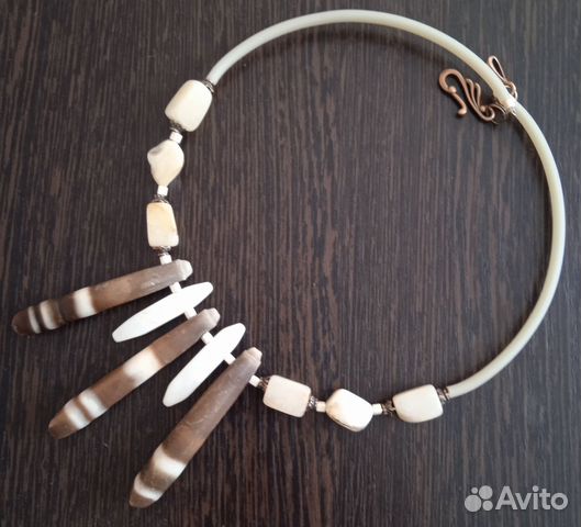 Бусы чокеры натуральные камни