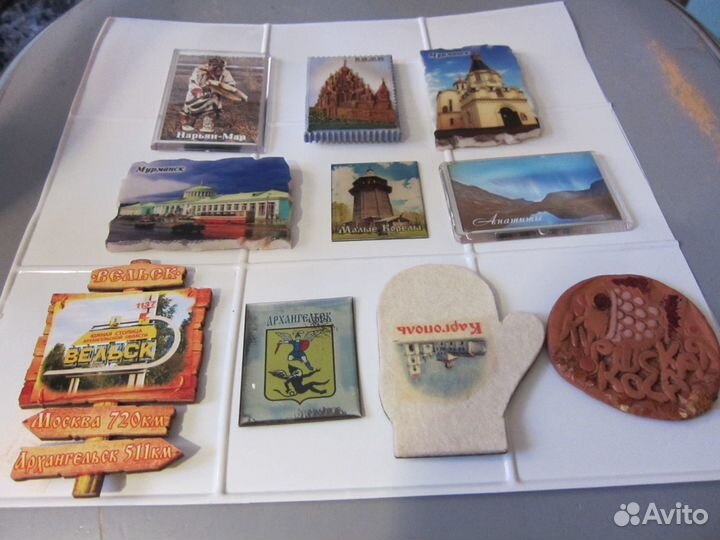 Магниты на холодильник города севера России