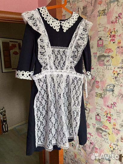 Школьное платье и фартук