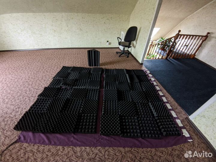 Складная акустическая ширма для звукозаписи