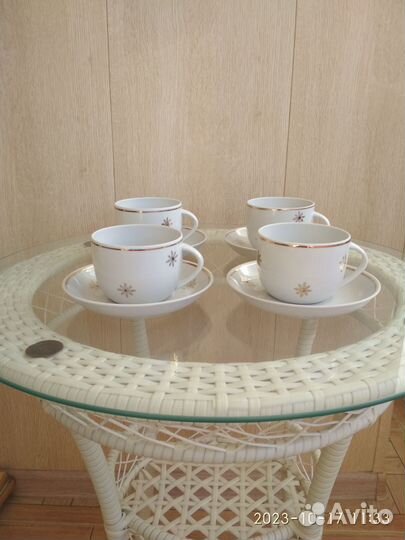 Чайная пара - тонкий фарфор