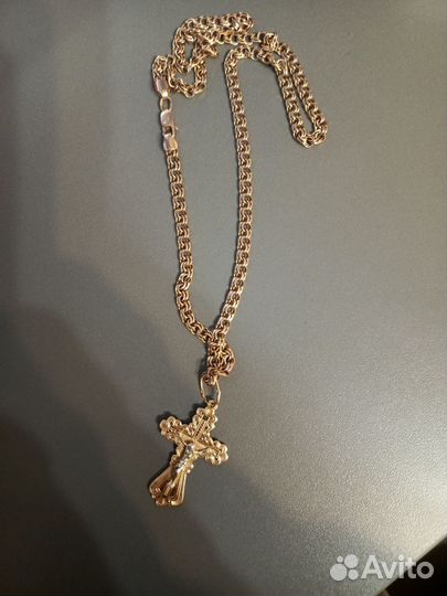 Цепь золотая мужская 585