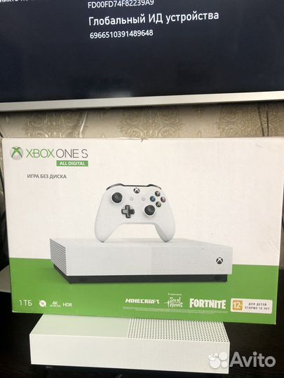Xbox One S 1tb с играми