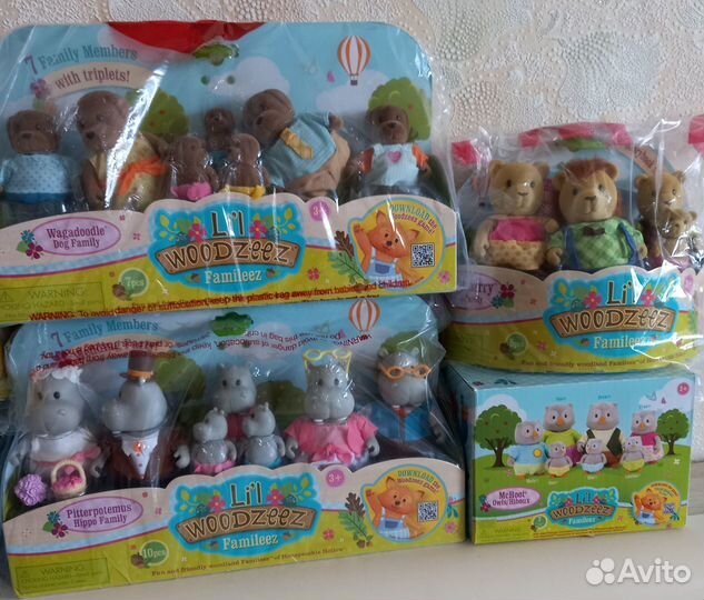 Игрушки Семейки Lil Woodzeez фигурки