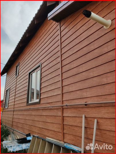 Фасад дома из сайдинга