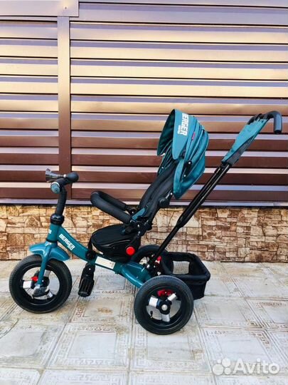 Велосипед коляска с ручкой