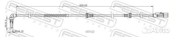 Датчик abs перед прав/лев 18606004 Febest