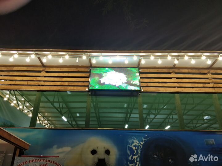 Светодиодный экран уличный 133*69см