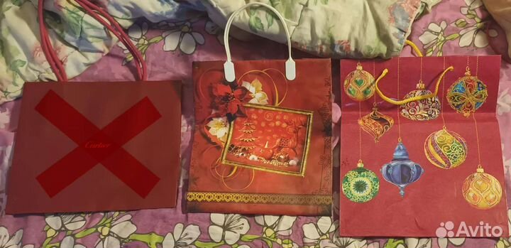 Пакеты подарочные разные