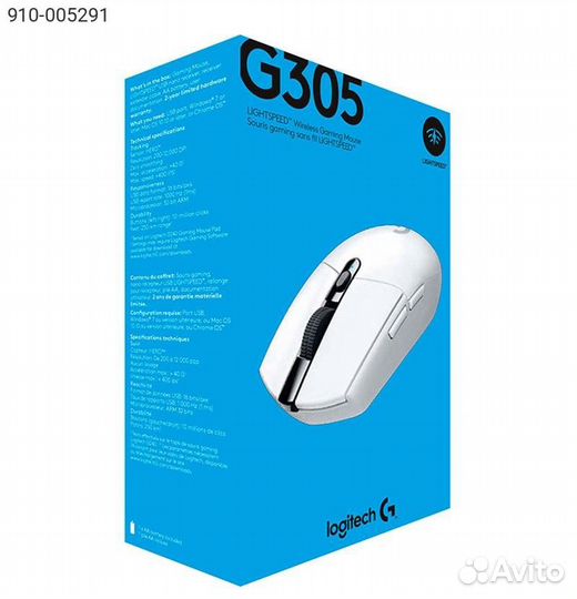 910-005291, Мышь Logitech G305 Lightspeed Беспрово