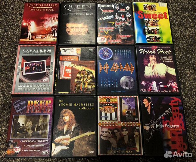 Рок концерты на DVD