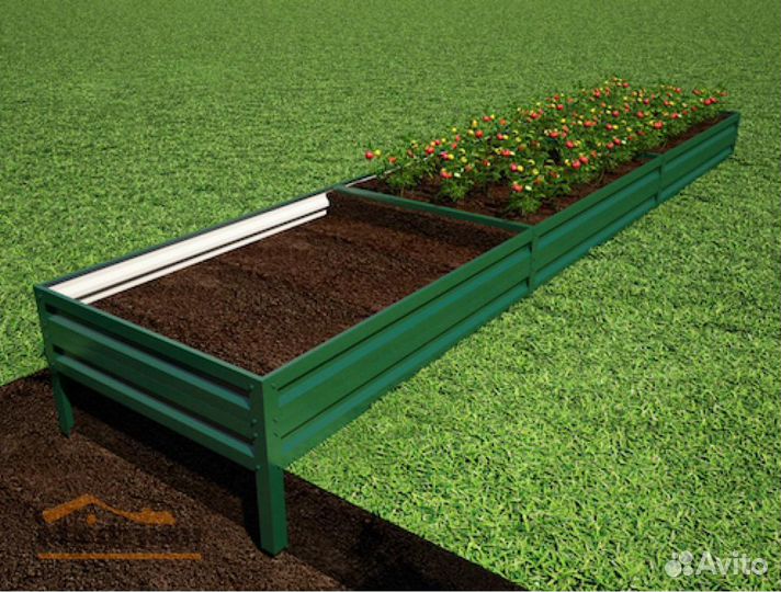 Грядка оцинкованная с полимерным покрытием