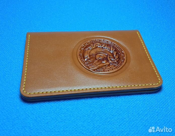 Обложка для документов натуральная кожа