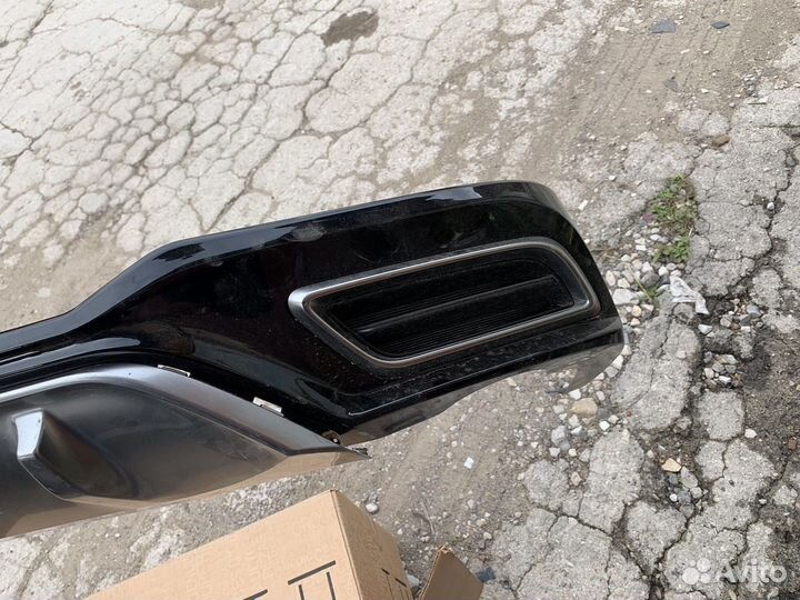 Kia K5 юбка заднего бампера